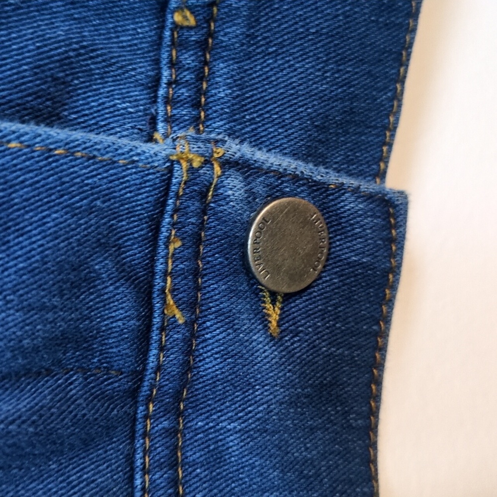 Liverpool Stretch Denim Dark Wash Jean Jacket, Size XXL - Picture 5 of 12